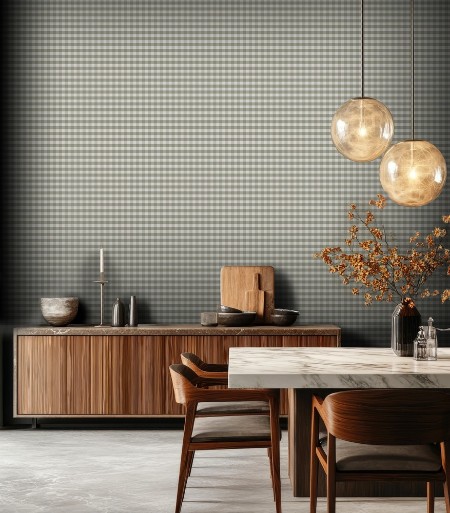 Coloring Checkered petite Green - 1031501-02 - 04769-01 paint Wallpassion